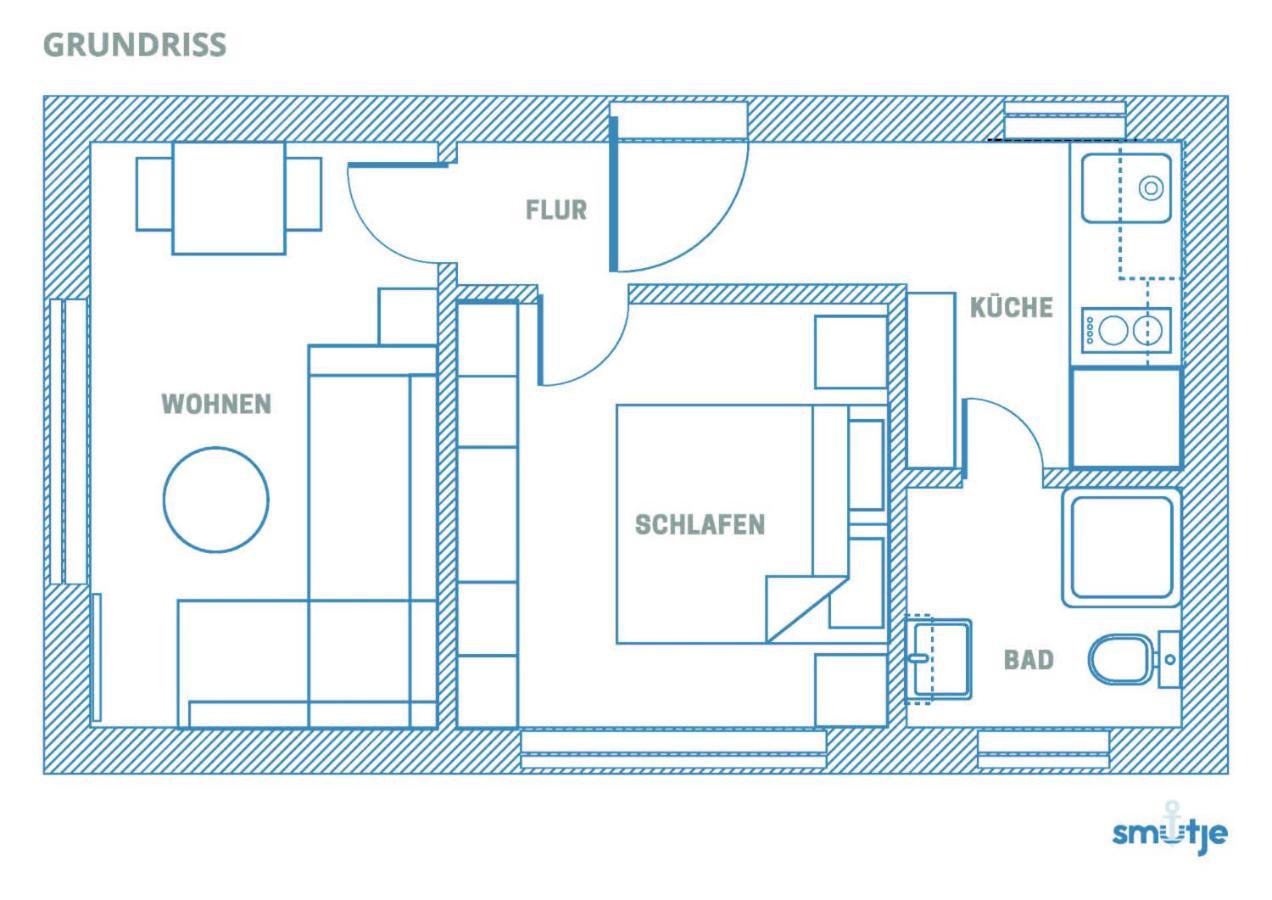 Ferienwohnung Smutje Kiel Bagian luar foto